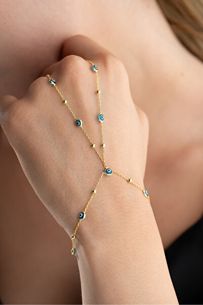 Silvano Jewelry 925 Ayar Gümüş Nazar Boncuklu Şahmeran