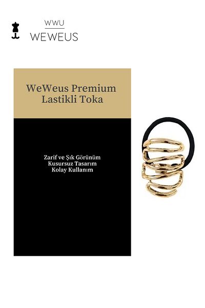 Weweus Women's Gold Gold Color Shiny Spiral Premium Buckle