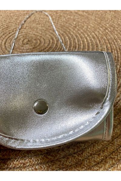 Cherrys Bebek Silver Color Girl's Bag