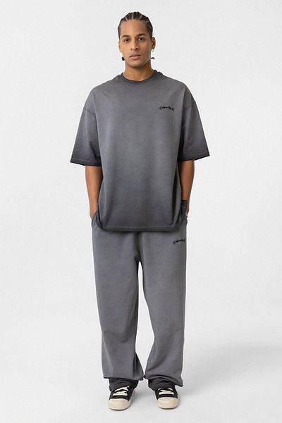 VAMOSCLO Washable Oversized tracksuit set black