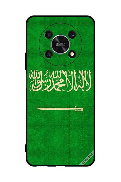 Covernex غطاء حماية لهاتف Honor X9 5G بعلم المملكة العربية السعودية العتيق