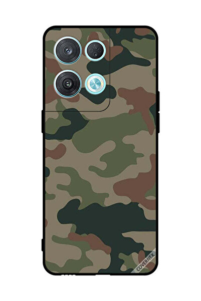 Covernex Protective Case Cover For Oppo Reno8 Pro Camouflage Pattern