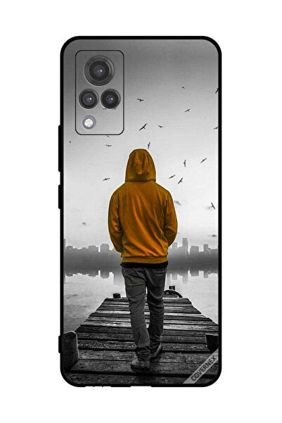 Covernex غطاء حماية لهاتف فيفو V21 5G - فتى حزين يمشي