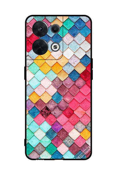 Covernex غطاء حماية لهاتف Oppo Reno8 بنمط مربع ماسي