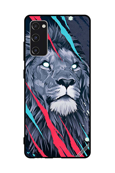 Covernex غطاء حماية لهاتف سامسونج جالاكسي S20 FE 2022، رسم الأسد الملك