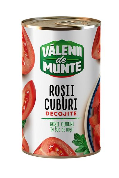 Valenii de Munte diced tomatoes, 3x400g