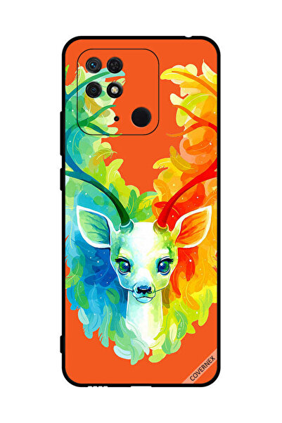 Covernex غطاء حماية لهاتف شاومي ريدمي 10 سي - غزال ملون