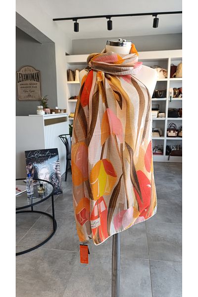 La Boutique Eşarp La Bouti̇que 100% Bamboo Summer Series Shal