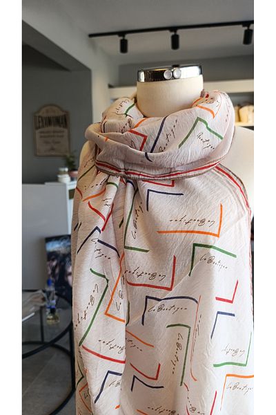 La Boutique Eşarp La Bouti̇que 100% Bamboo Summer Series Shal