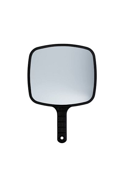 Lussoni Oglindă portabilă, neagră, ergonomică și ușoară
