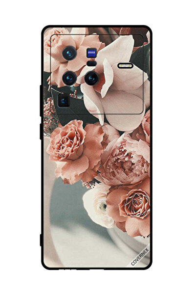 Covernex غطاء حماية لهاتف فيفو X80 برو - باقة زهور