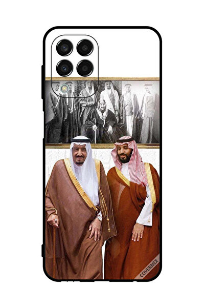 Covernex غطاء حماية لهاتف سامسونج جالاكسي M33 الملك سلمان ومحمد بن سلمان يتحدثان أثناء المشي