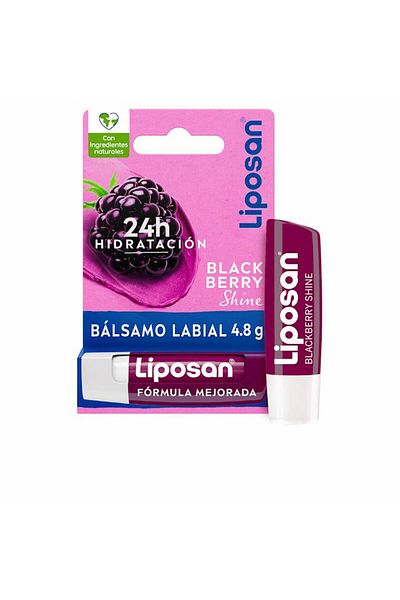 NIVEA Liposan Blackberry Shine Lip Balm 4.8 g