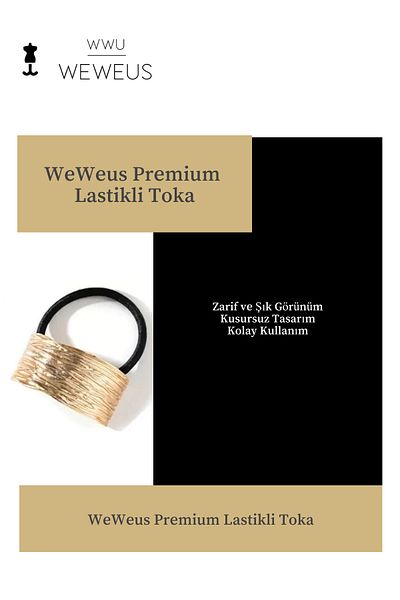Weweus Women's Gold Gold Color Shiny Rectangular Premium Buckle