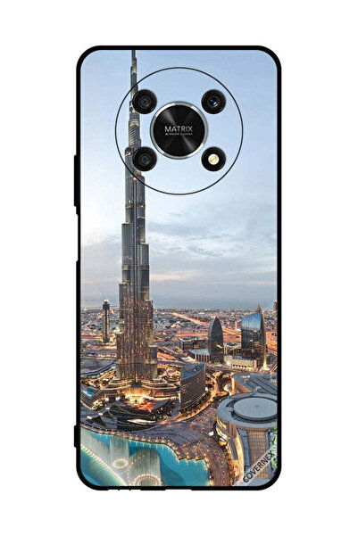 Covernex غطاء حماية لهاتف Honor X9 5G منظر جميل لوسط مدينة دبي