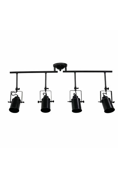 Focus Candelabru metalic, negru, 220V, 40W
