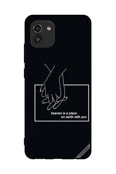 Covernex غطاء حماية لهاتف سامسونج جالكسي A03 الجنة مكان على الأرض معك