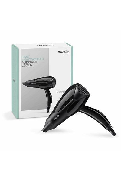 BABYLİSS Uscător de păr de călătorie, BaByliss D212E, 2000W, negru/violet
