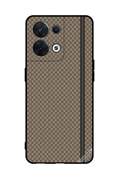 Covernex Protective Case Cover For Oppo Reno8 Strips On Pattern Simple
