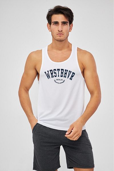 Moda Işık Men's Sports Singlet 2 Pack Printed