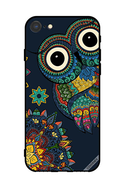 Covernex غطاء حماية لجهاز Apple iPhone SE (2022) بتصميم بومة زهرية