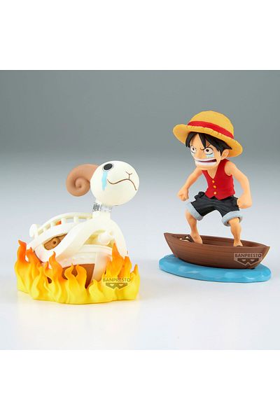 Banpresto One Piece WCF Log Stories Monkey.D.Luffy & Going Merry Statue