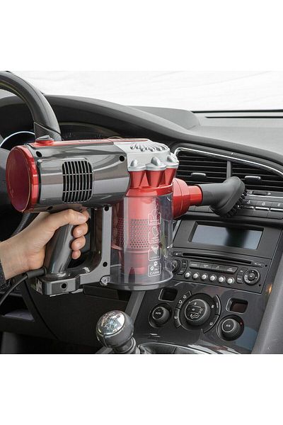 ARIETE 2761 Upright and Handheld Vacuum, 600 W, Bagless, Black/Red