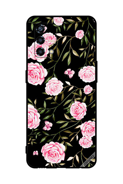 Covernex غطاء حماية لهاتف Oppo Reno6 Lite ورود في باقات من الأوراق الصغيرة