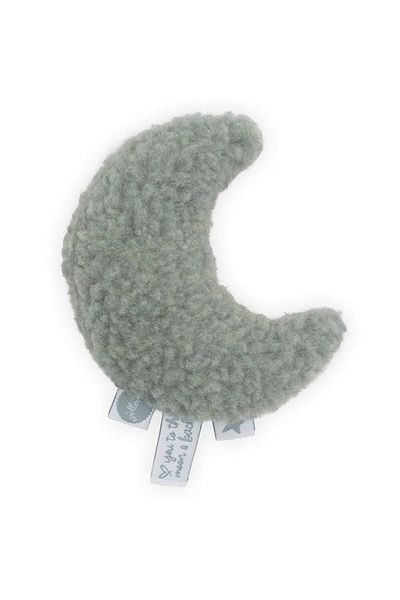 Jollein Rattle Toy, Jollein, Polyester, Moon Model, 11 x 8 cm, Grey