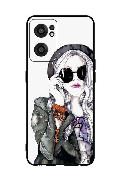 Covernex Protective Case Cover For OnePlus Nord CE 2 5G Glass Stylish Cute Girl