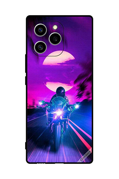 Covernex غطاء حماية لهاتف Honor 60 SE Biker Leaving Moon Behind