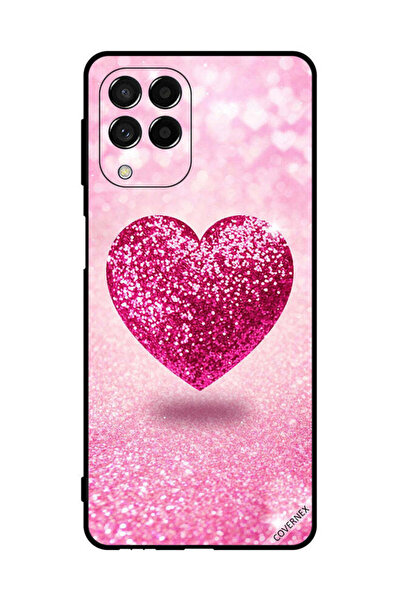 Covernex Protective Case Cover For Samsung Galaxy M53 Soft Glitter Heart