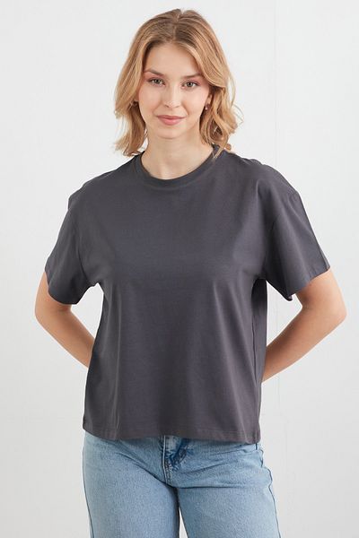 Fulla Moda Tricou de bază cu decolteu