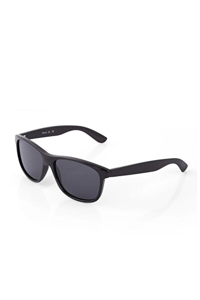 Ferrucci Black Matte Rectangular Framed Black Glass Brand Model Men's Sunglasses