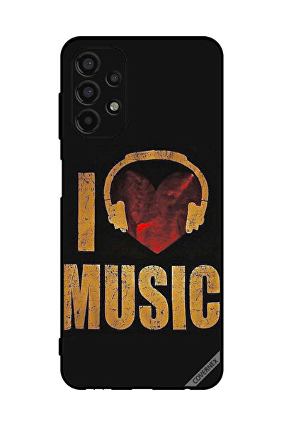 Covernex غطاء حماية لهاتف سامسونج جالاكسي A13 - أنا أحب الموسيقى فينتاج