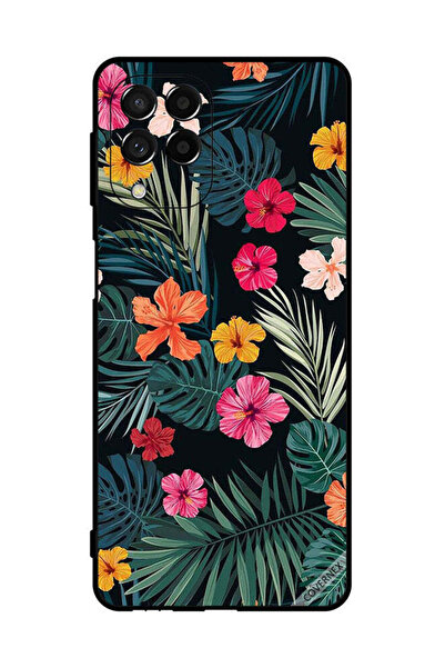 Covernex غطاء حماية لهاتف سامسونج جالاكسي M53 متعدد الألوان زهور وريش