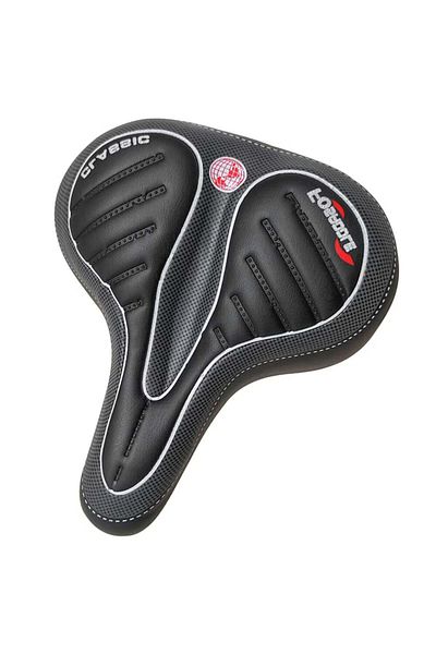 NewEvo Bicycle Saddle, Premium With Foam And Springs, Shock Absorbing, -leather, Ventilated