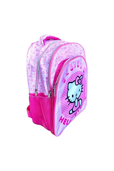 Hello Kitty Children's backpack, 42x30x17 cm, three compartments and two side pockets, multicolor, Hello Kitty