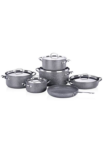 KORKMAZ KORKMAZ PALMA PLUS COOKWARE SET TENCERE SETİ A2686