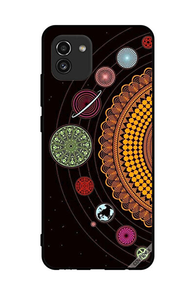 Covernex غطاء حماية لهاتف سامسونج جالاكسي A03 - أشكال ماندالا الفضائية