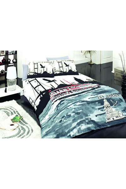 Fabeteks Adavapuru Delux 80% Cotton Single Duvet Cover Set (Without Sheets)
