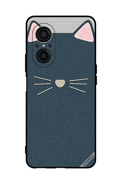 Covernex Protective Case Cover For Huawei nova 9 SE Cat Leather Pattern