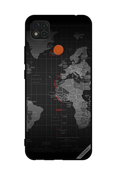 Covernex غطاء حماية لهاتف شاومي ريدمي 10A بطبعة حدود المحيط