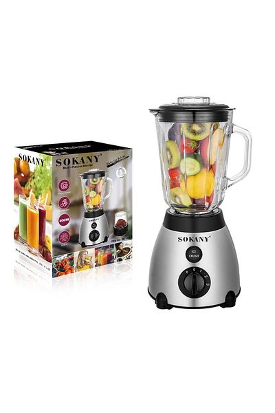 SOKANY 149 S 110-240 v 2 in 1 High Efficiency Commercial Milkshake Super Commercial Ice Drink Blende
