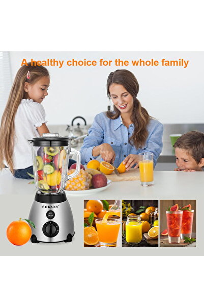 SOKANY 149 S 110-240 v 2 في 1 ميلك شيك تجاري عالي الكفاءة، مزيج مشروبات مثلجة تجاري فائق