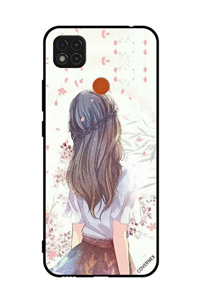 Covernex غطاء حماية لهاتف شاومي ريدمي 9 سي، فتاة لطيفة في تفكير عميق