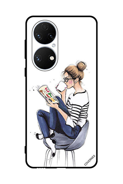 Covernex غطاء حماية لهاتف هواوي P50e - قراءة كتاب الفن