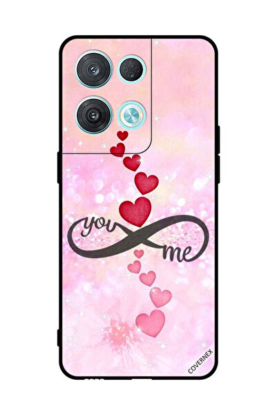 Covernex غطاء حماية لهاتف Oppo Reno8 Pro Hearts You Infinity Me