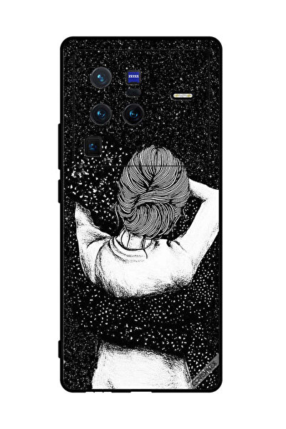 Covernex غطاء حماية لهاتف فيفو X80 برو - خيال فتاة خربشة ليلية