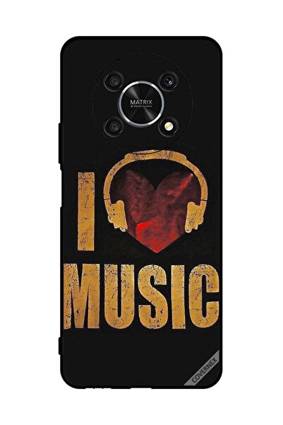Covernex غطاء حماية لهاتف Honor X9 5G Vintage I Love Music